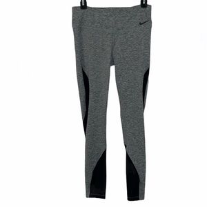 Nike Full Length Gray Athletic Leggings Medium